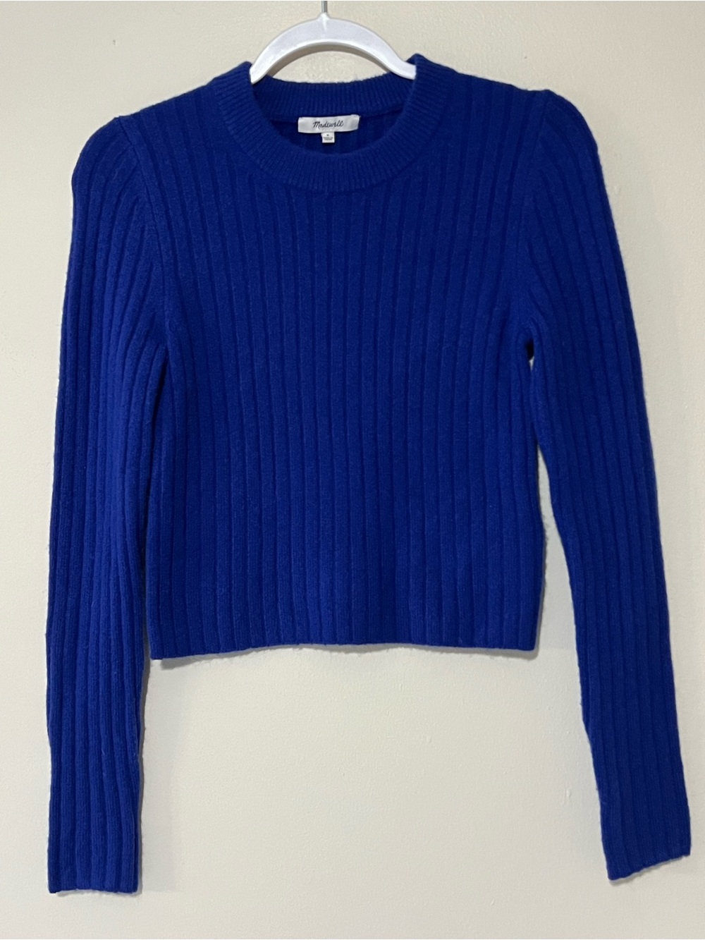 Madewell Blue Crewneck Sweater